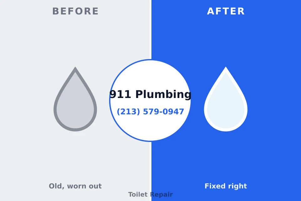 Before and after: plumbing company Windham, OH